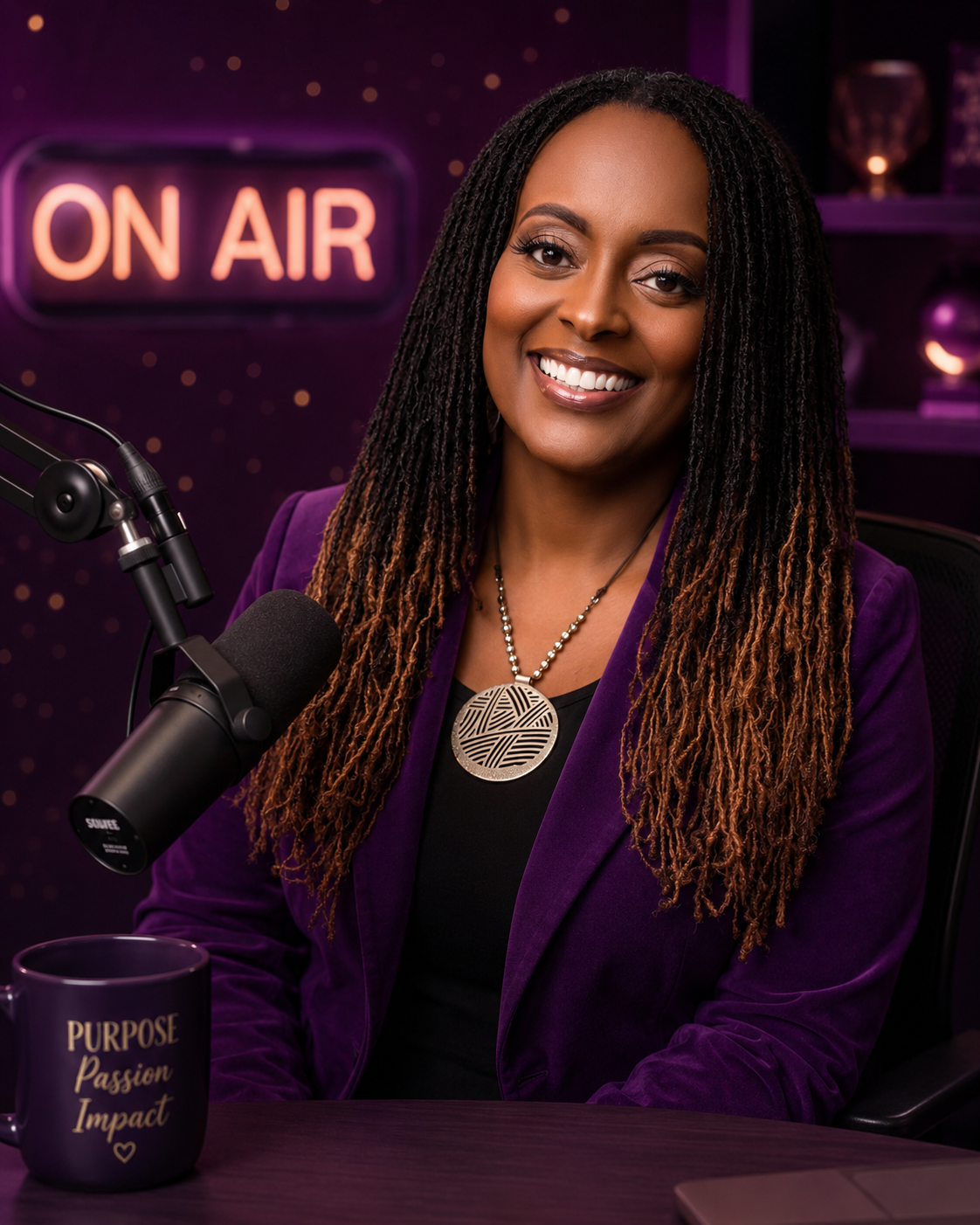 Entrepreneur being interviewed on the Show Me the Shift Podcast